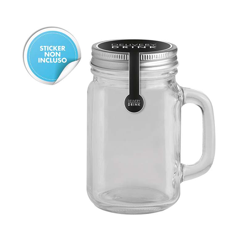 Vasetto in vetro robusto - Jar glass cod. PC478
