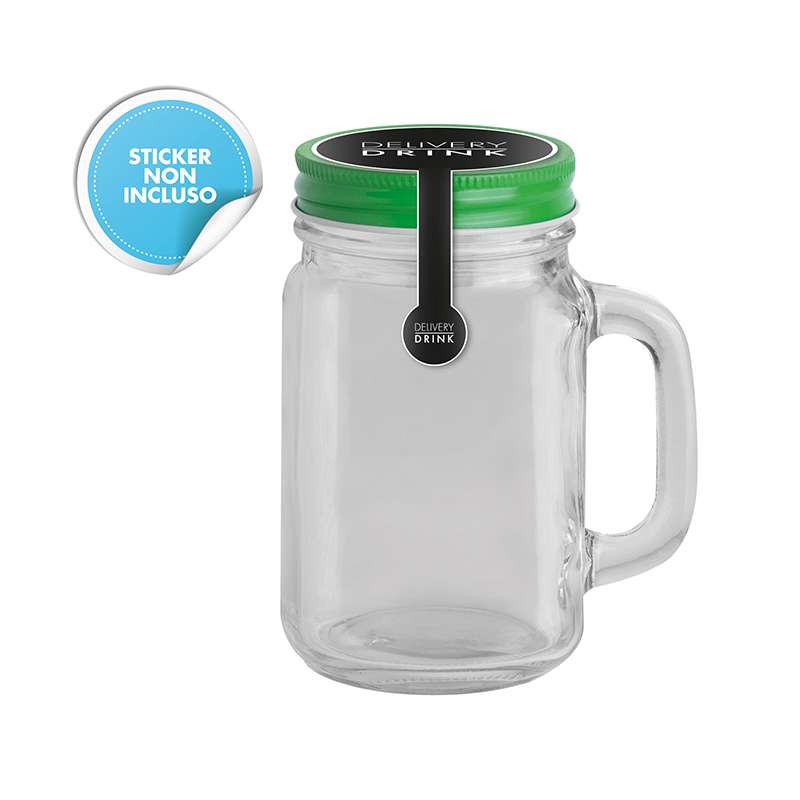 Vasetto in vetro robusto - Jar glass cod. PC478