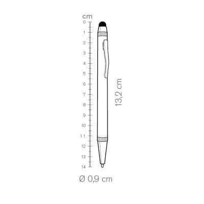Penna con gommino per touch screen