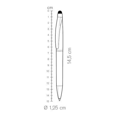 Biro promozionale con gommino per touch screen - cod. PD090