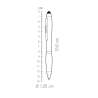 Penna con gommino touch personalizzate - cod. PD091