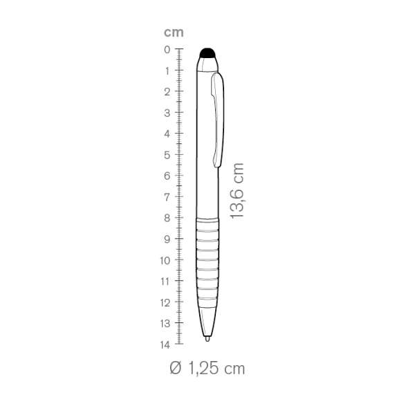 Biro con gommino per touch screen da stampare - cod. PD104