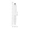 Biro con gommino per touch screen da stampare - cod. PD104