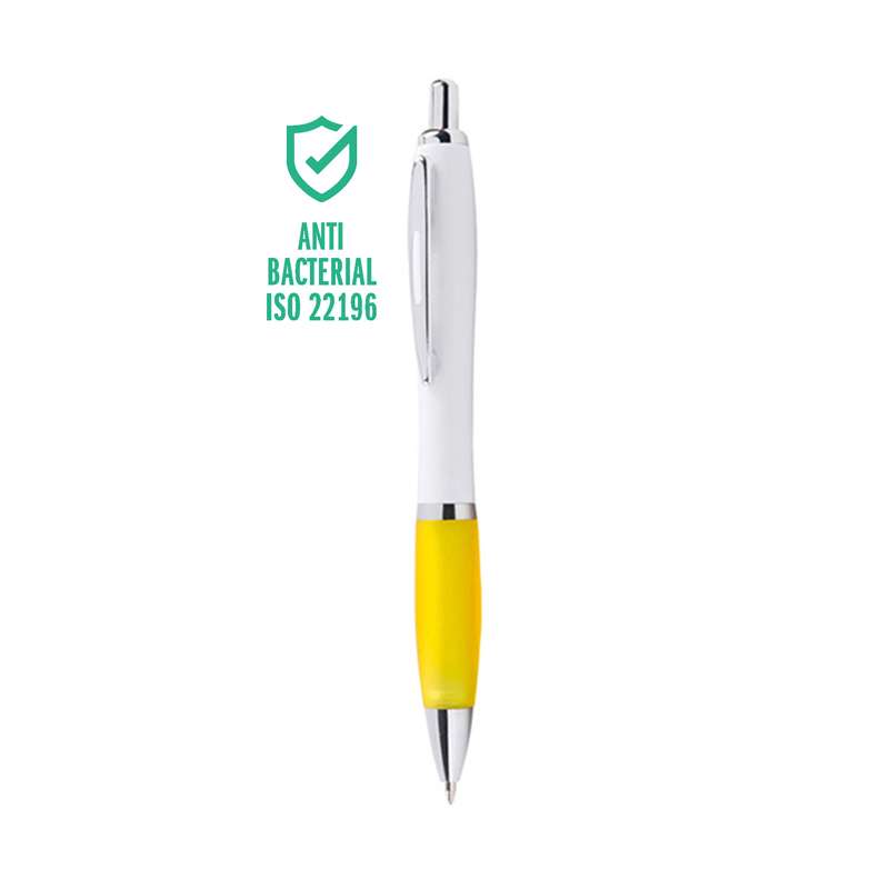 Penna in plastica a scatto stampata - cod. PD218