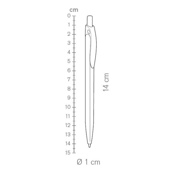Penna personalizzabile con scritte - cod. PD491
