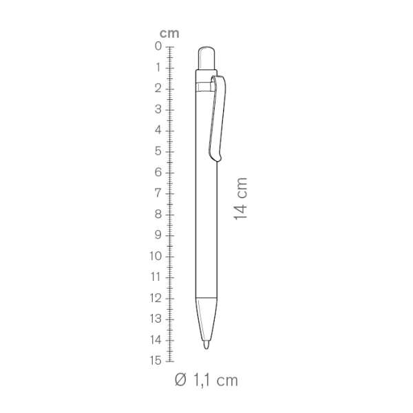 Biro con logo in Bamboo - cod. PD503