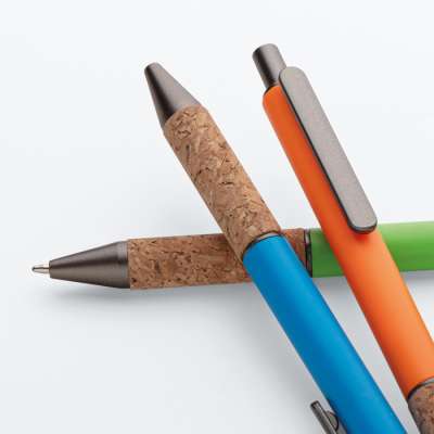 Penna a sfera in sughero - cod. PD531