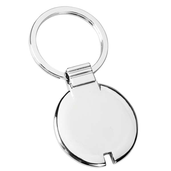 Portachiavi ad anello piatto - Rio metal cod. PE100