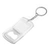 Portachiavi apribottiglie con struttura in plastica trasparente - Label opener cod. PE137