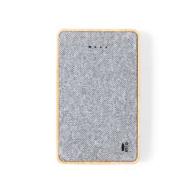 Power bank in rpet e bambù - Rpet & bamboo bank cod. PF301