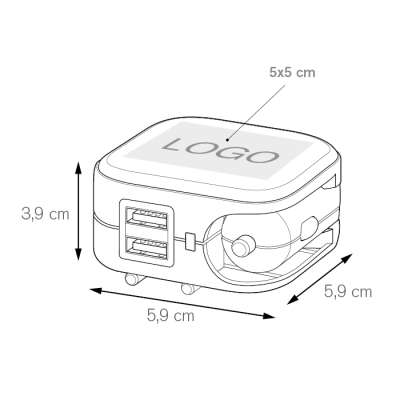 Caricatore usb personalizzato