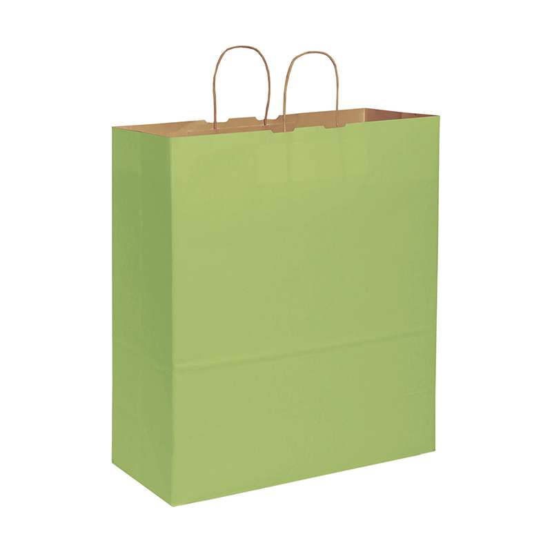 Shopper in carta avana colorata f.to 36x41x12 cm. - cod. PG014