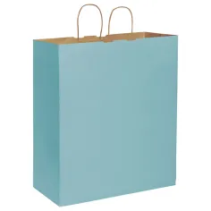 Shopper in carta avana colorata f.to 45x48x20 cm. - cod. PG015