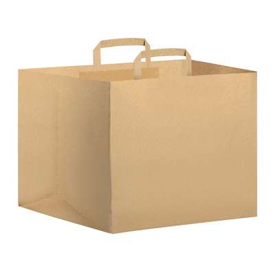 Shopper Take away con logo promozionale f.to 32x22x33 cm. - cod. PG022