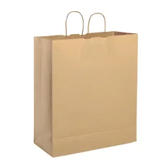 Shopper in carta avana da stampare f.to 36x41x12 cm. - cod. PG054