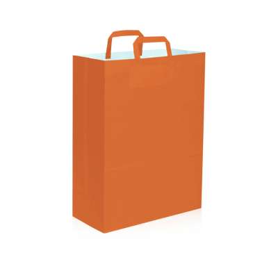 Shopper in carta con logo e scritte f.to 32x43x17 cm.- cod. PG062