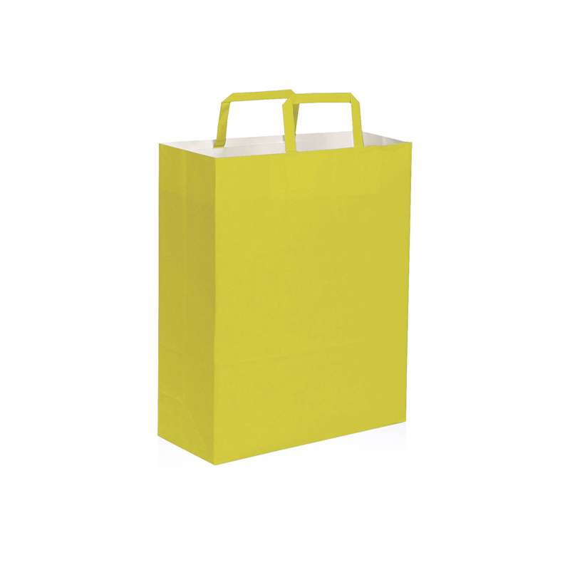 Shopper con logo stampato f.to 19x24x7 cm. - cod. PG065