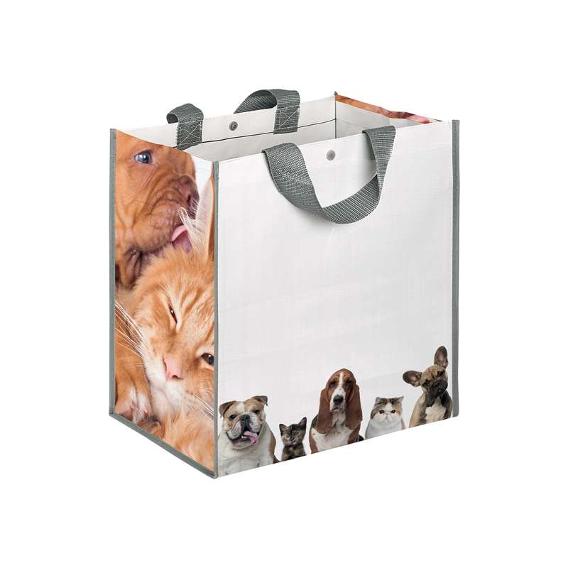 Borsa shopping con soffietto f.to 35 x 34,5 cm.