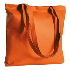 Borsa in tnt con manici lunghi da stampare f.to 42x42 cm.