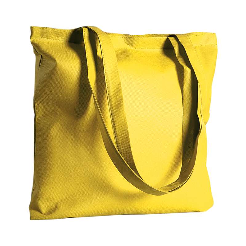 Borsa in tnt con manici lunghi da stampare f.to 42x42 cm. - cod. PG150
