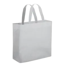 Borsa in TNT con soffietto da personalizzare f.to 31x32x20 cm.