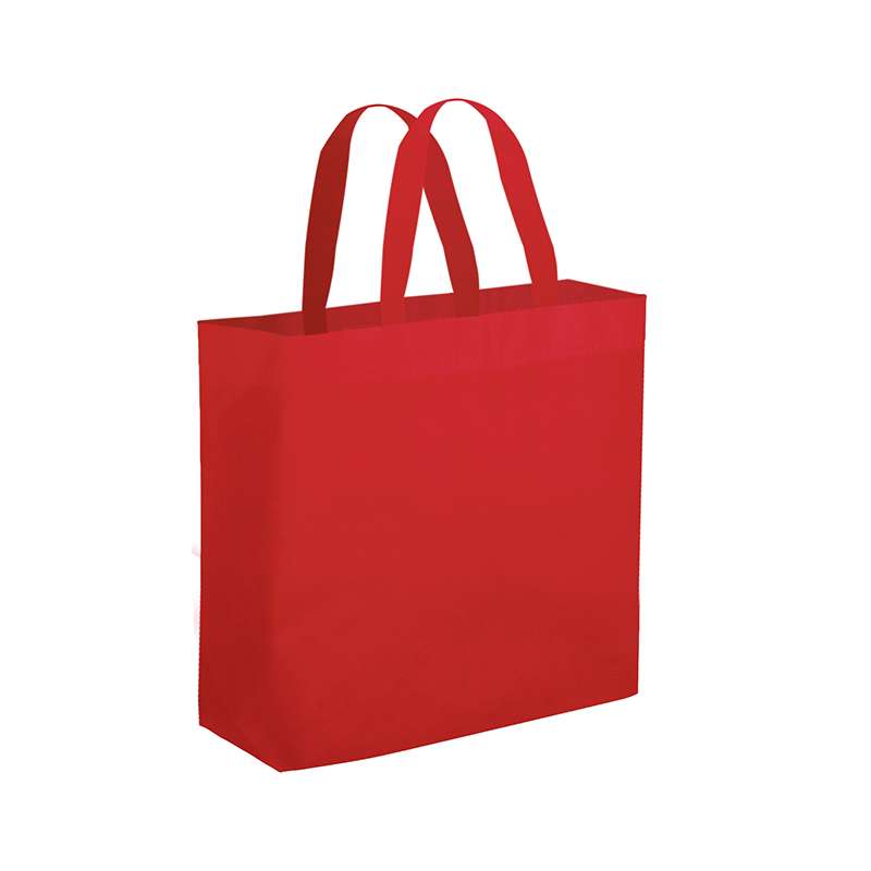 Borsa in TNT con soffietto da personalizzare f.to 31x32x20 cm. - cod. PG151