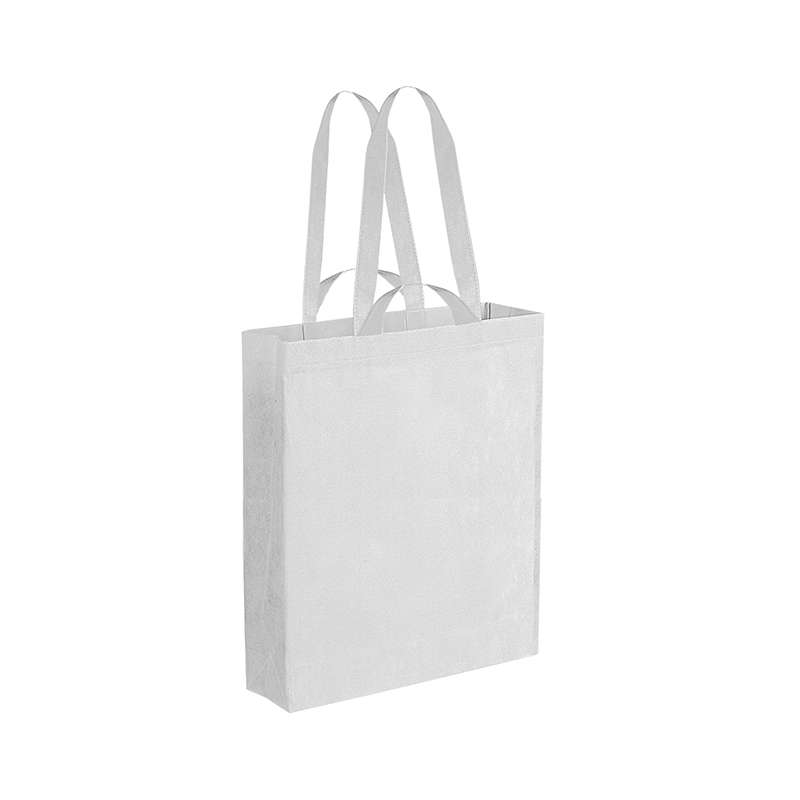 Borsa in TNT con soffietto da serigrafare f.to 40x50x10 cm. - cod. PG152