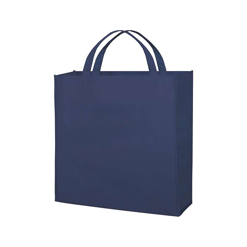 Borsa in TNT con soffietto con stampa logo f.to 45x45x14 cm. - cod. PG154