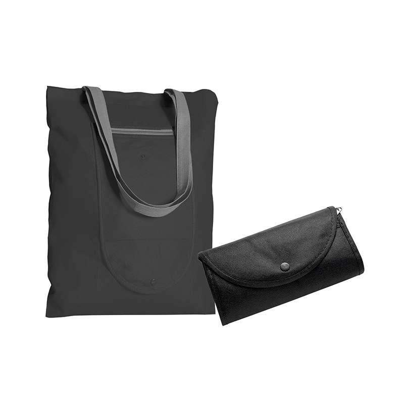 Borse in tnt con manici lunghi stampate f.to 39x47,5 cm. - cod. PG164