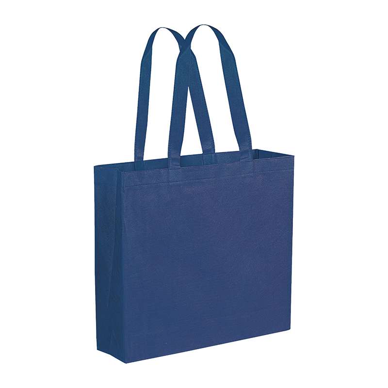 Borsa in TNT con soffietto da stampare f.to 38x34x10 cm. - cod. PG166