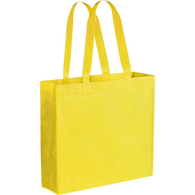 Borsa in TNT con soffietto da stampare f.to 38x34x10 cm. - cod. PG166