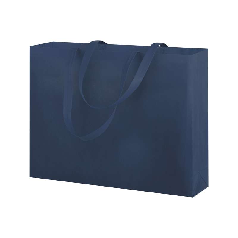 Borse in tnt con manici lunghi pubblicitarie f.to 50x40x12 cm. - cod. PG171