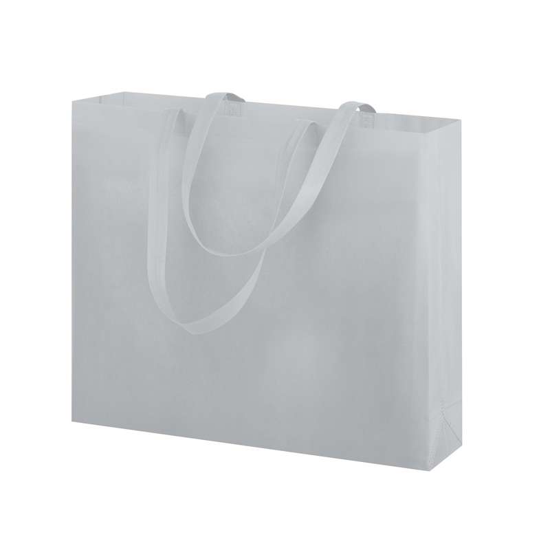 Borsa in tnt con manici lunghi da personalizzare f.to 38x34x12 cm. - cod. PG174