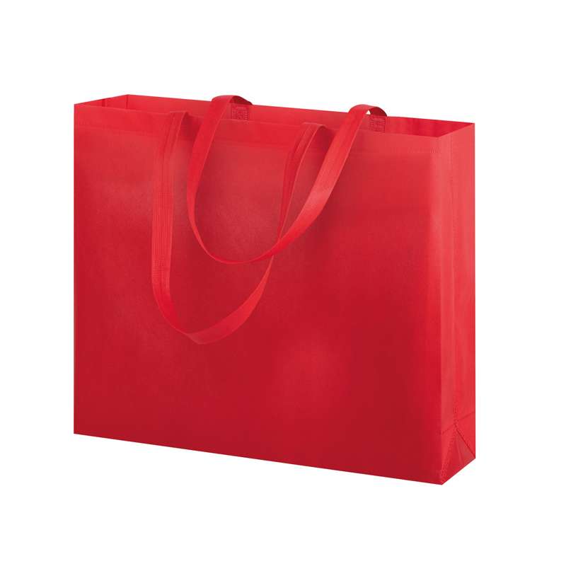 Borsa in tnt con manici lunghi da personalizzare f.to 38x34x12 cm. - cod. PG174