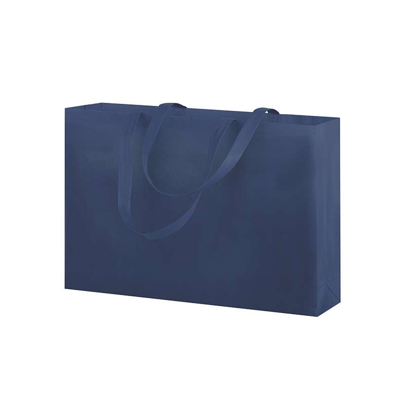 Borse in tnt pubblicitarie con manici lunghi f.to 35x25x10 cm. - cod. PG176