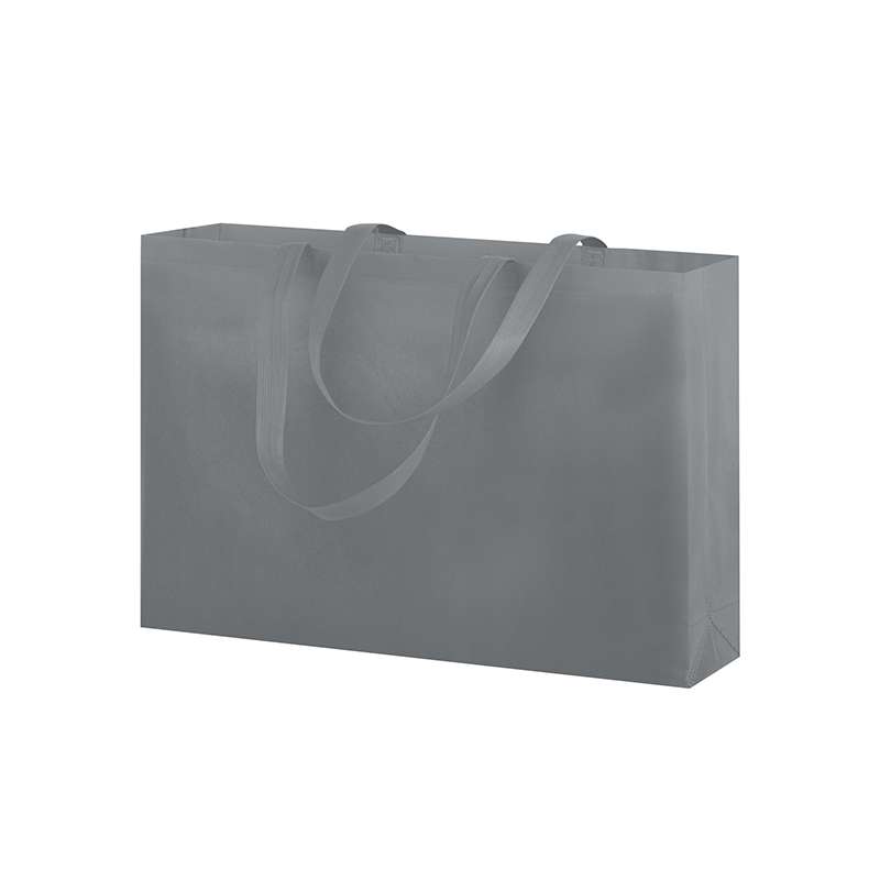 Borse in tnt pubblicitarie con manici lunghi f.to 35x25x10 cm. - cod. PG176