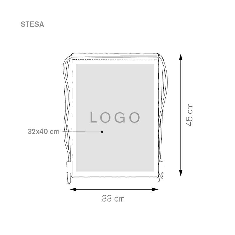 Sacca da stampare f.to 33x45 cm. - cod. PG179
