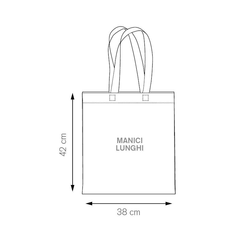 Borsa da personalizzare f.to 38x42 cm. - cod. PG186