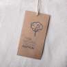 Borsa in cotone da personalizzare con scritte f.to 38x42 cm.