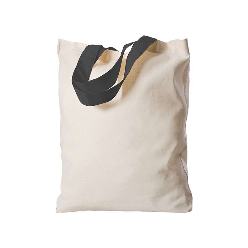 Borse con manici colorati in cotone 26x32 cm. - cod. PG201