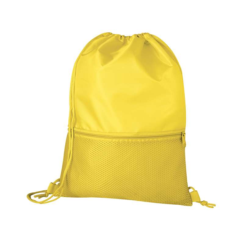 Sacca con tasca frontale f.to 33x44 cm. - cod. PG278