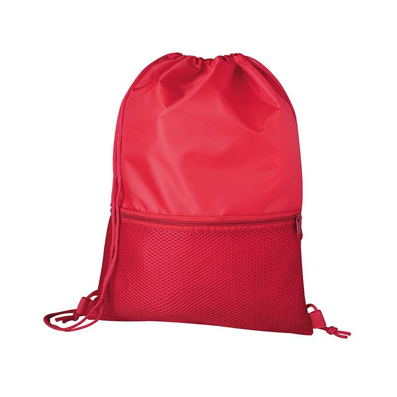 Sacca con tasca frontale f.to 33x44 cm. - cod. PG278