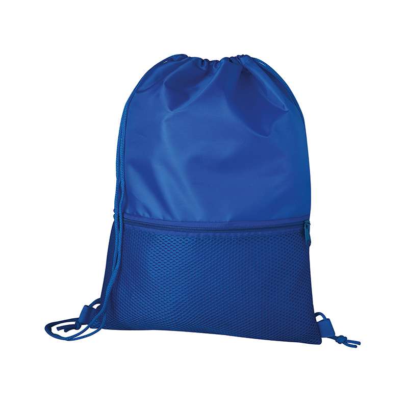 Sacca con tasca frontale f.to 33x44 cm. - cod. PG278