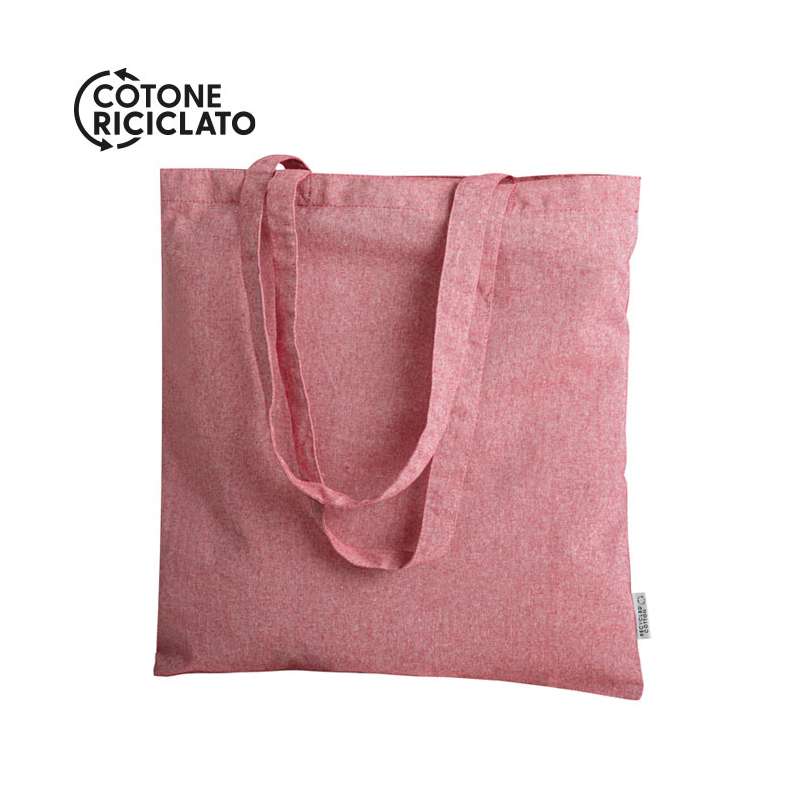 Borsa in cotone riciclato f.to 38x42 cm. - cod. PG447