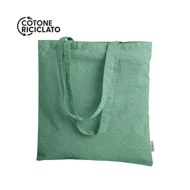 Borsa in cotone riciclato f.to 38x42 cm. - cod. PG447