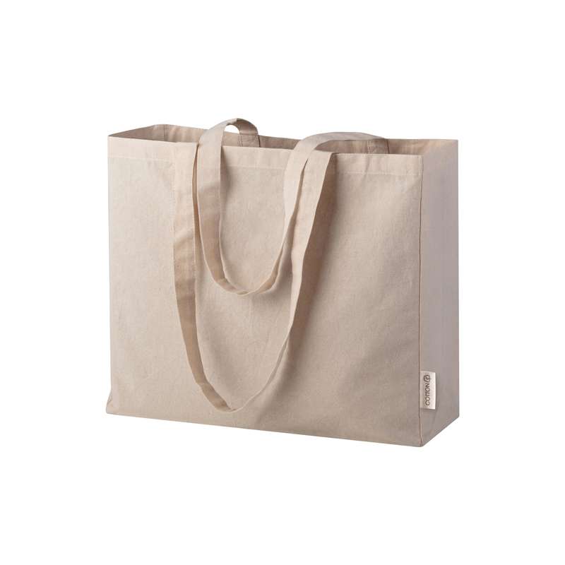 Borsa in cotone canvas f.to 40x35x12 cm.