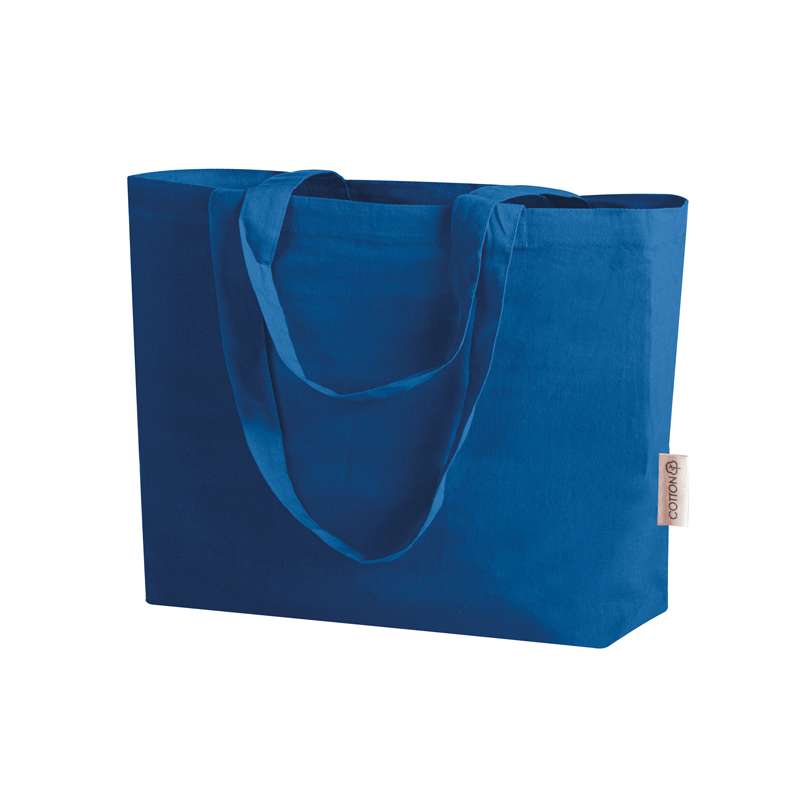 Borsa in cotone colorato f.to 40x30x10 cm. - cod. PG453