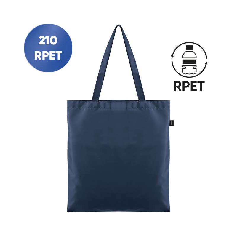 Borse in TNT con manici lunghi stampate con scritte f.to 38x42 cm. - cod. PG462