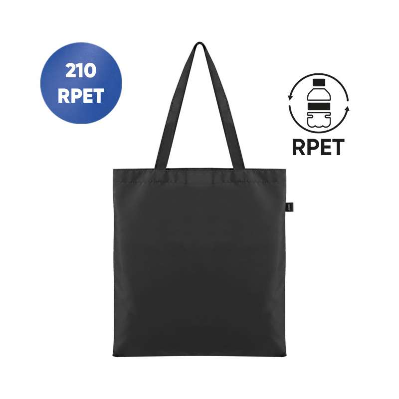 Borse in TNT con manici lunghi stampate con scritte f.to 38x42 cm. - cod. PG462