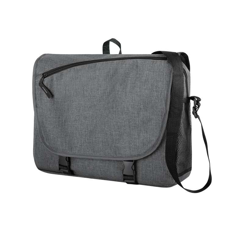 Borsa p/documenti in poliestere 300d effetto melange - Quota 2-tone cod. PH222